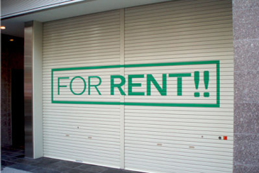 シャッター看板